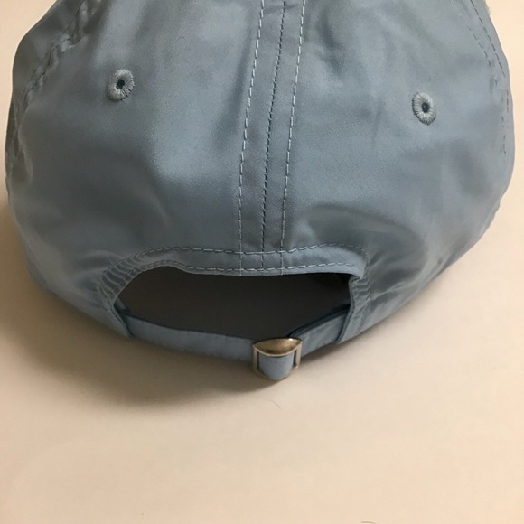 Smathers & Branson Needlepoint Light Blue Baseball Hat Cap Adjusts Polyester NC? - Picture 12 of 12